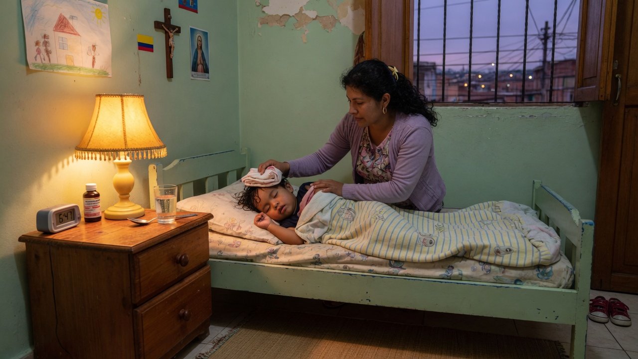 No entres en pánico cuando el niño se enferma