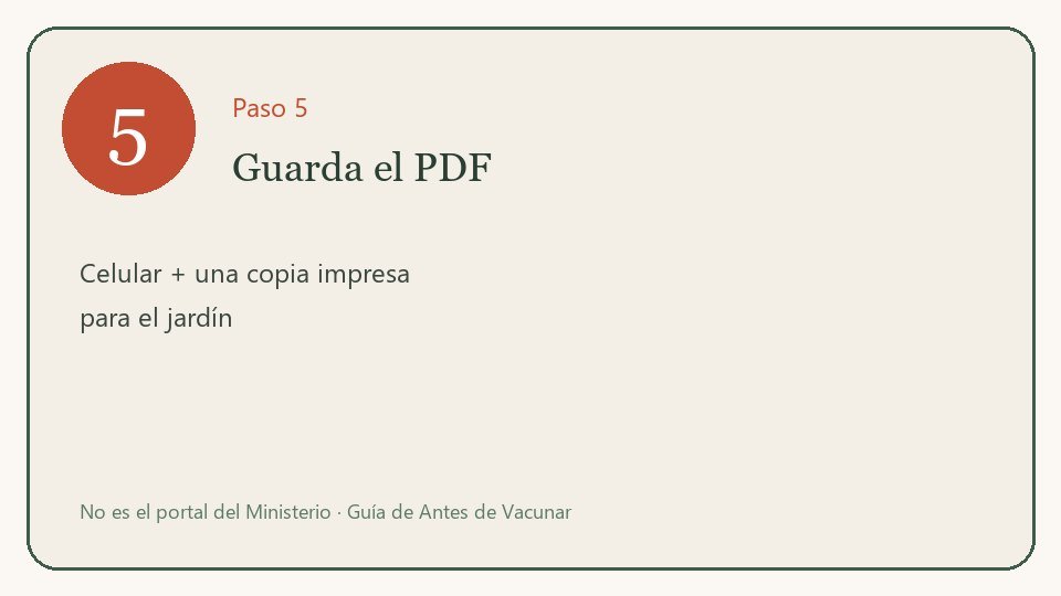 Paso 5: guarda el PDF para el jardín